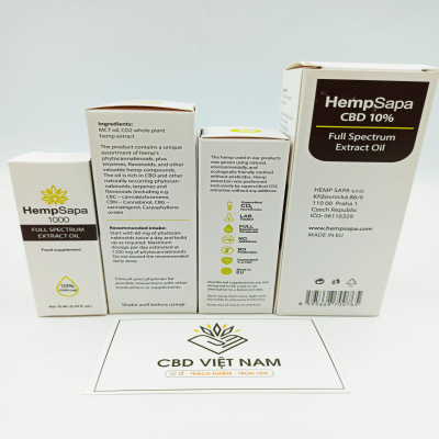 Tinh Dầu CBD 10% (1000mg/10ml) HempSapa